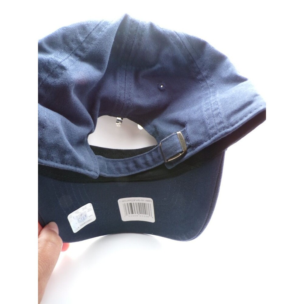 Women's Los Angeles Rams Sequin Logo Baseball Cap Navy - Picture 2 of 2